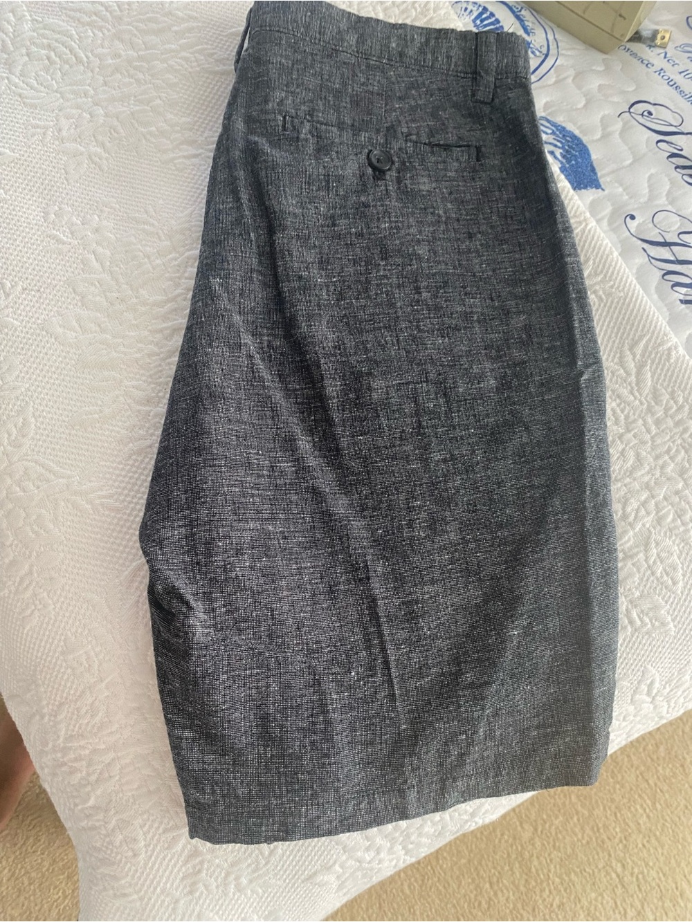 Banana Republic Charcoal dark chino Aiden short